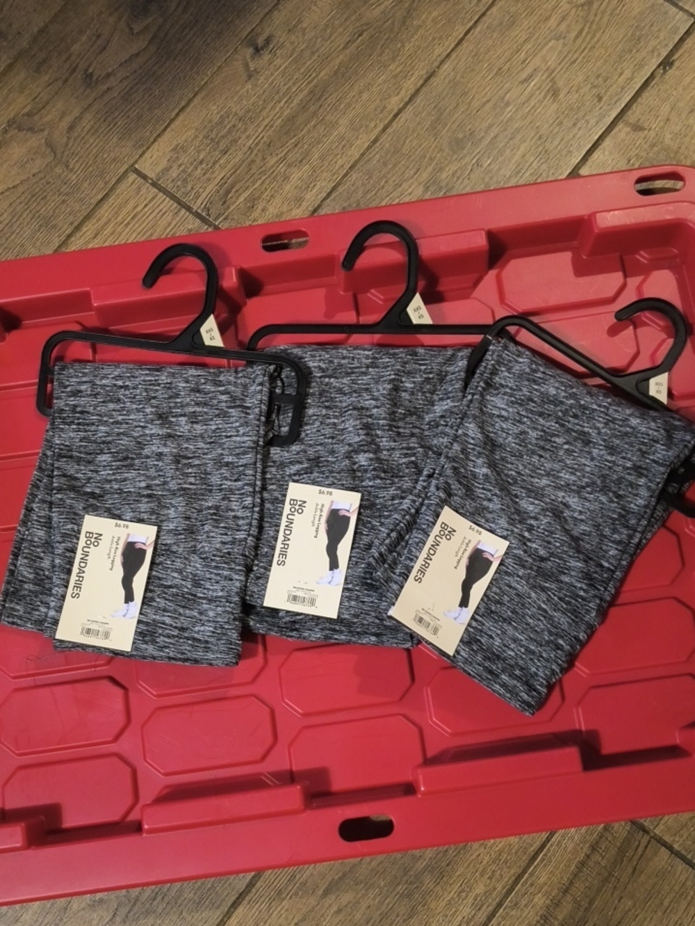 High-Rise Gray Marled Leggings - (Brand Unspecified) - Picture 2 of 2